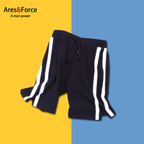 Ares & Force Tide brand mens summer shorts plus size color hip hop sports five-point pants loose fat pants