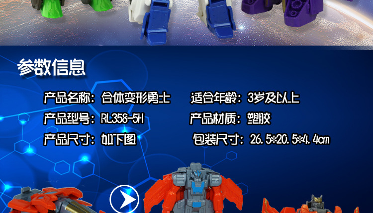 Mô hình đồ chơi trẻ em biến dạng sáng tạo hợp kim robot đặt đồ chơi xe mô hình bốn robot câu đố hỗn hợp - Gundam / Mech Model / Robot / Transformers mô hình gundam rẻ