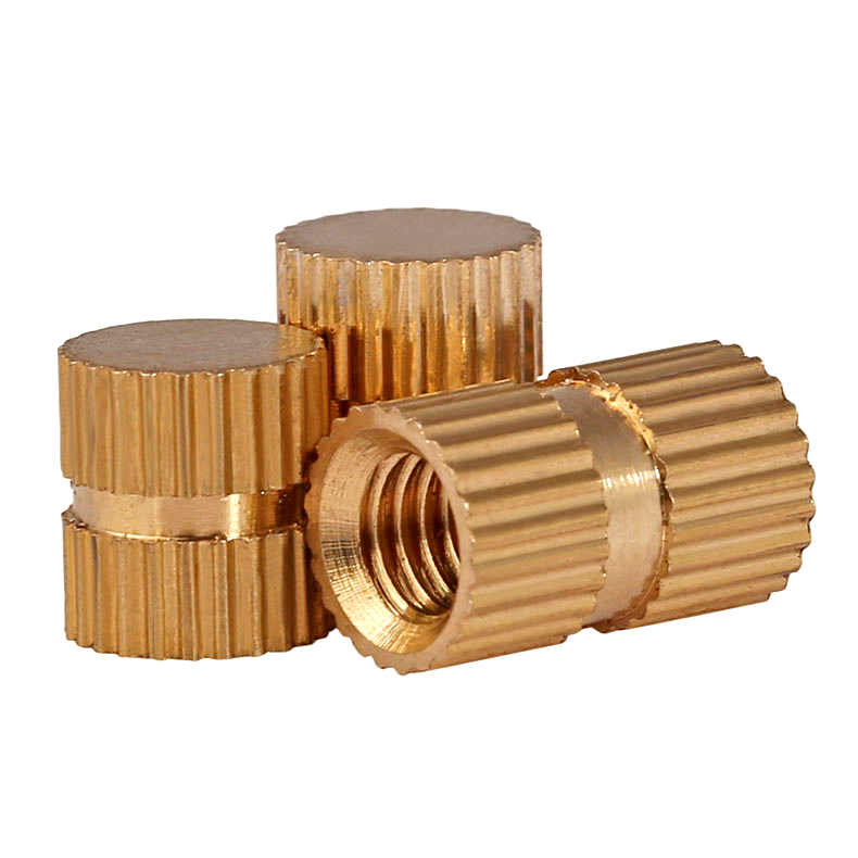 M3 M4 M5 M6M8 brass copper flower mother knurled nut injection molded copper insert blind hole single-pass B- type embedded part