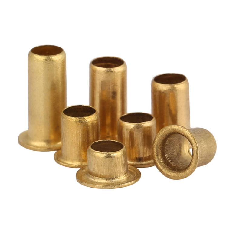 Copper eyes M0 9M1 3M1 5M1 7M2M2 3M2 5M3M4M5M6 hollow rivet button hole single machine tube