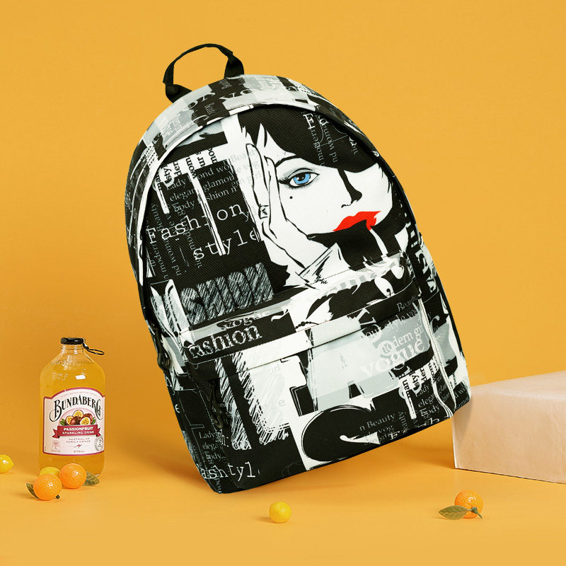 Bistar lightweight backpack lazy casual 15-inch computer bag high school student schoolbag male trend sports backpack female