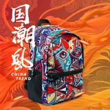 Оригинальные комиксы, высокий ранец, сумка через плечо, рюкзак для путешествий, ноутбук, 15.6 дюймов