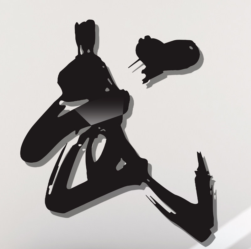 3d Three-dimensional Acrylic Wufu Characters Wall Applique wall paper copybook Glass Sticker Literal Martial Arts Taekwondo Gallery Decoration