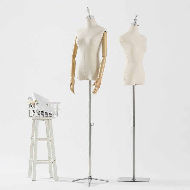 Clothing Shop Model Props Women Half Full Body Women's Clothing Shop Window People Desk Clothes Show Show Wedding Dresses Human Body Models Racks-Taobao