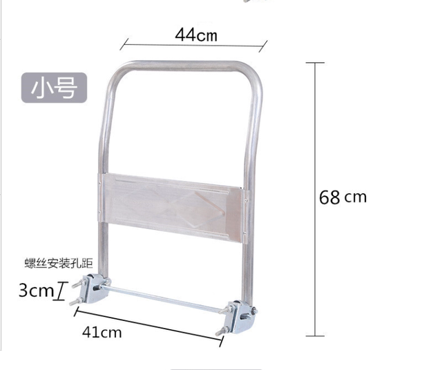 Trolley folding handlebar armrest handle trolley handle thickened hand push trailer pull armrest ຂະຫນາດນ້ອຍ trolley spare parts