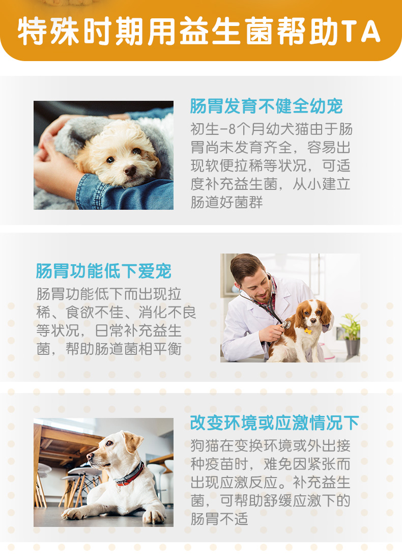 Thú cưng nuôi chó bằng đồng cỏ điều hòa tiêu hóa chó con tiêu hóa táo bón tiêu chảy nôn mửa mèo tiêu chảy 5g * 5 gói - Cat / Dog Health bổ sung sữa cho chó phốc sóc
