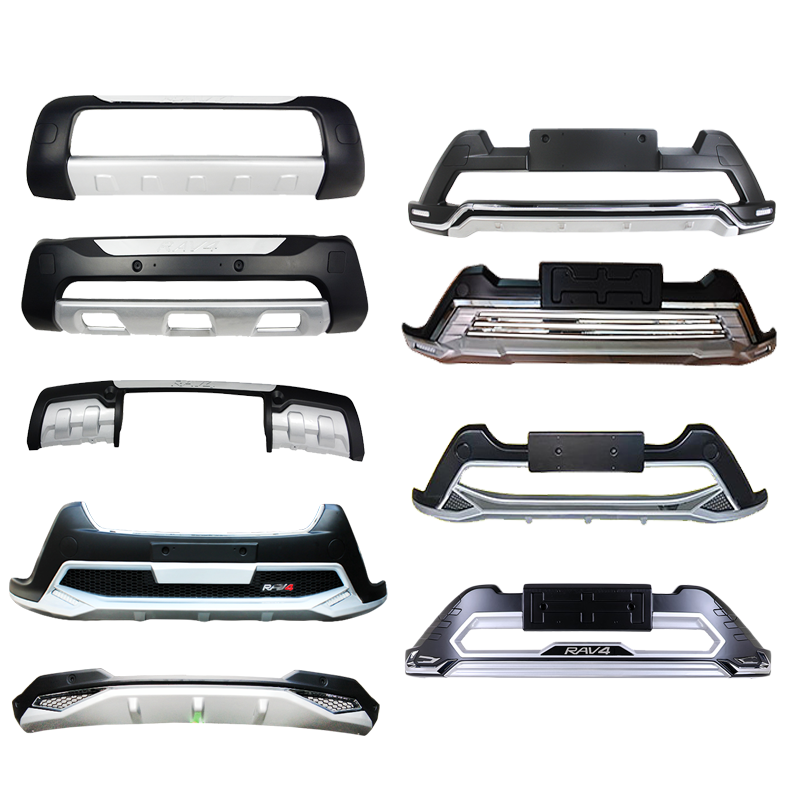 Suitable for Toyota 13-15-16-18 Models Rav4 Modified Front and Rear Bumper with Decorative Bumper and Anti-Collision Guard