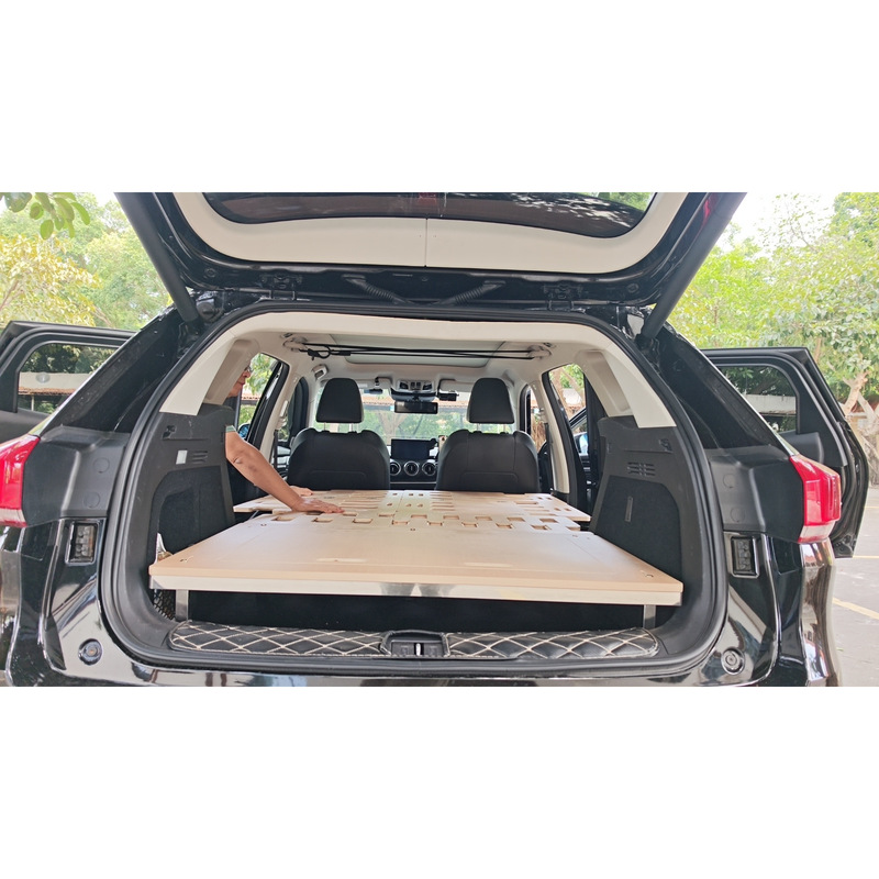 Car Magic Bed, Collapsible Bed, Car Loading Bed, Storage Box for Travel, Magic Bed Board