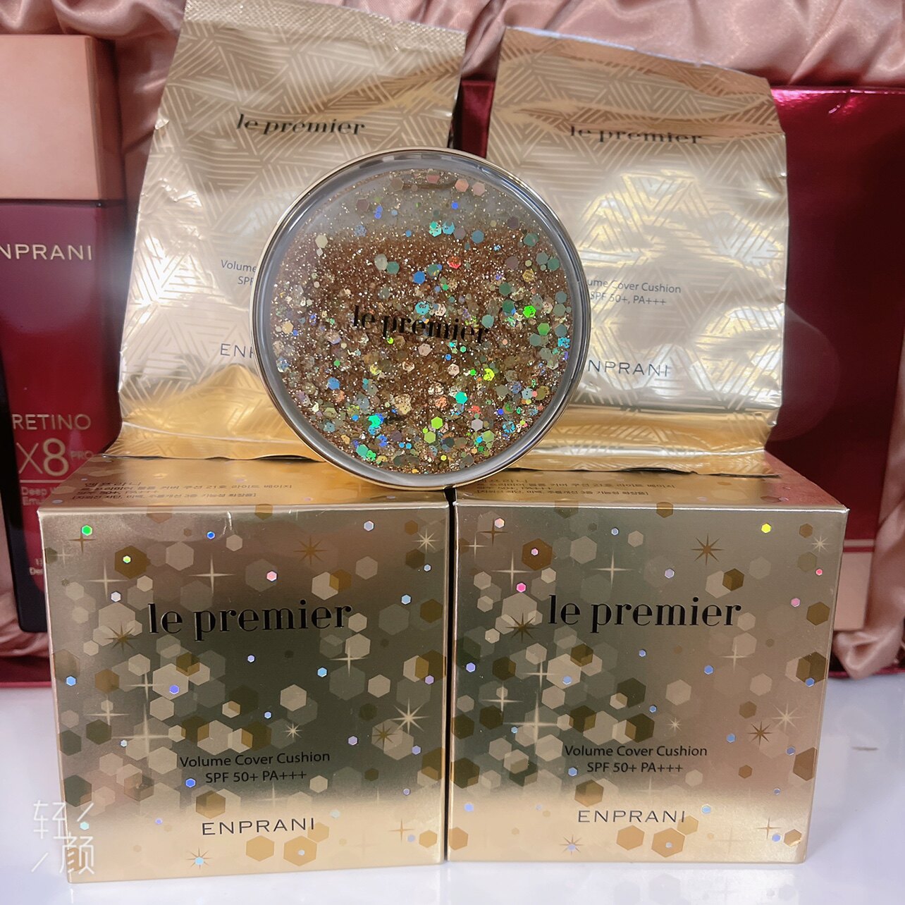 The new Korean original dress ENPRANI Yin, the lavish care of the flawless sunscreen Bright Air Cushion BB Cream is super good to use