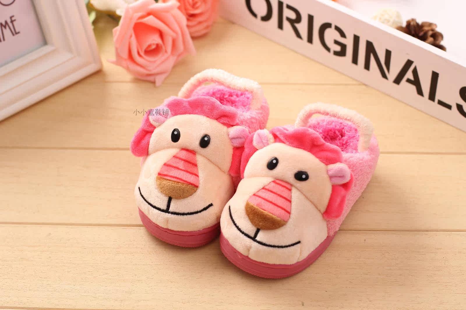 Pantoufles enfants en suède pour hiver - semelle caoutchouc - Ref 1010583 Image 33