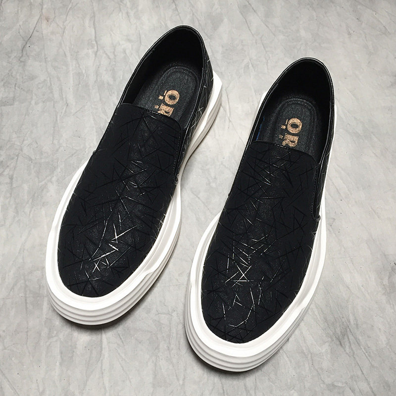 Lefu Shoes Men's Thick Bottom Summer One Foot Pedal Sloth Shoes Trend Inner Heightening Casual Breathable Men's Shoes Inn Shoes Men's Shoes Men's Shoes Men's Shoes Men's Shoes Men's Shoes Men's Shoes