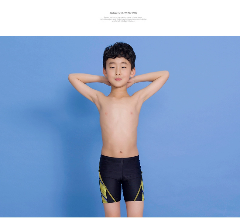 Quần bơi trẻ em Jin Hong quần bé trai góc phẳng dây chống mite 2019 thời trang mới áo tắm trẻ em đích thực - Bộ đồ bơi của Kid đồ bơi cho bé sơ sinh