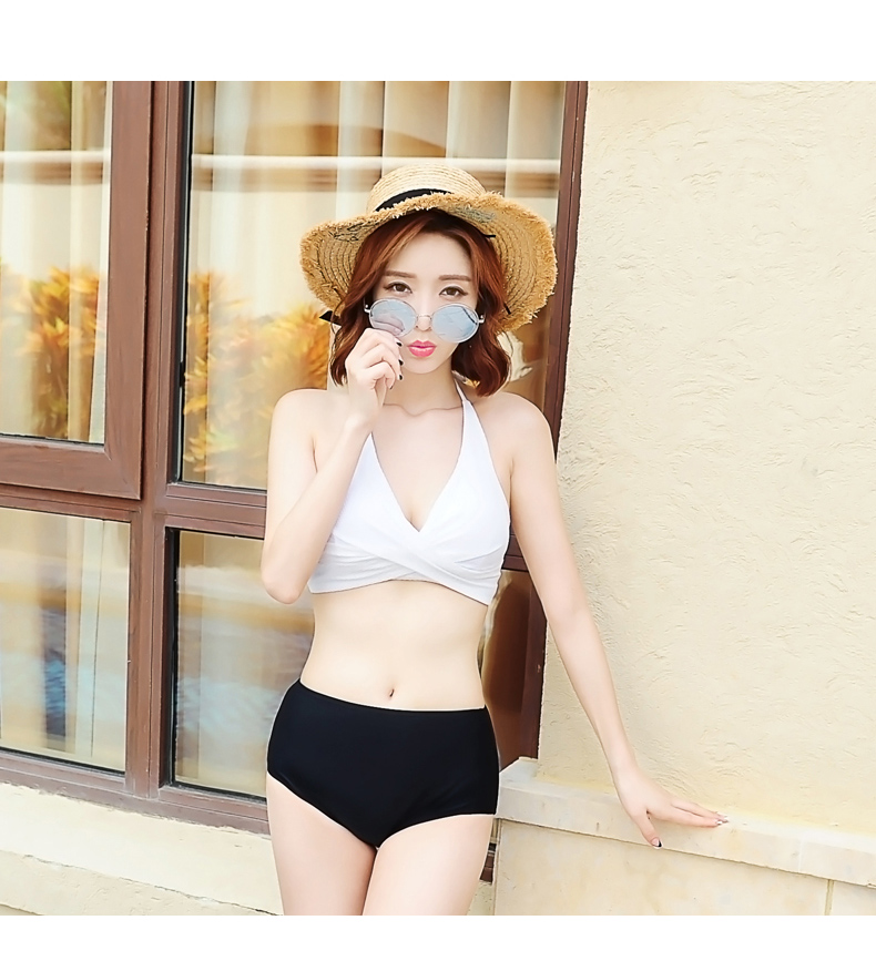 Jin Hong 8823 bikini ba điểm gợi cảm bên bờ biển Hàn Quốc kỳ nghỉ treo cổ tam giác chia tay tắm nước nóng - Bikinis áo tắm đẹp 2020
