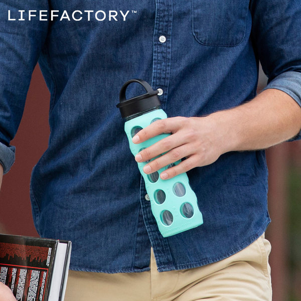 Lifefactory 便携玻璃水杯 475ml 天猫优惠券折后￥118.4包邮（￥158.4-40）