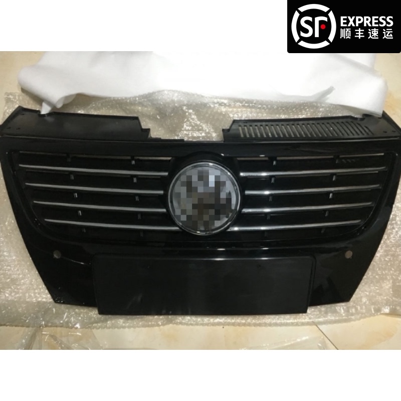 The old Magotan modified China network 0708091011 Magotan front face B6 changed to bright black high-gloss paint all black grille