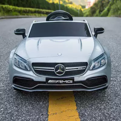 Baby children electric car four-wheel swing remote control car male and female baby Benz baby stroller children toy car can sit