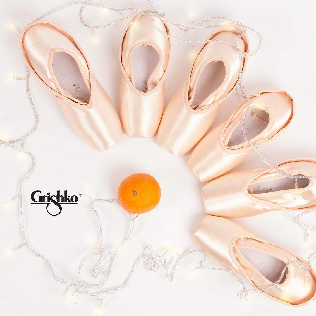 Grishko Russian Imported Ballet Shoes Satin Leather Bottom Pliable Heel Foot shoes 2007 Pro Flex