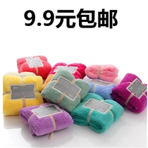 Coral velvet quick-drying absorbent towel factory direct gift hotel childrens towel face towel
