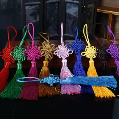 Small China knots on the door blue woven small cucurbit hanging ornaments exquisite pendant yellow mini green