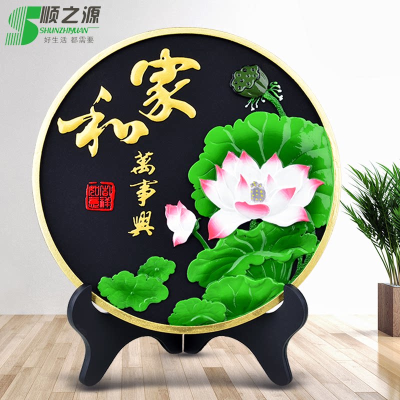 Formaldehyde removal in addition to odor ornaments European craft gifts ornaments Charcoal carving entrance wine cabinet Living room TV cabinet New house