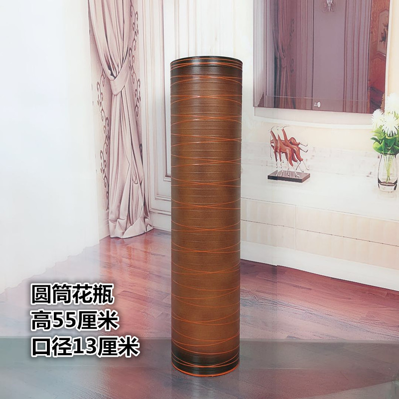 Nhựa giả sàn gốm bình lớn trang trí châu Âu phòng khách hiện đại nhựa bình hoa rèn sắt trang trí - Vase / Bồn hoa & Kệ chậu chữ nhật trồng cây