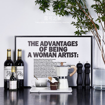 Koket cog can modern minimalist model room kitchen decoration set soft cabinet decoration wine coffee pot vase