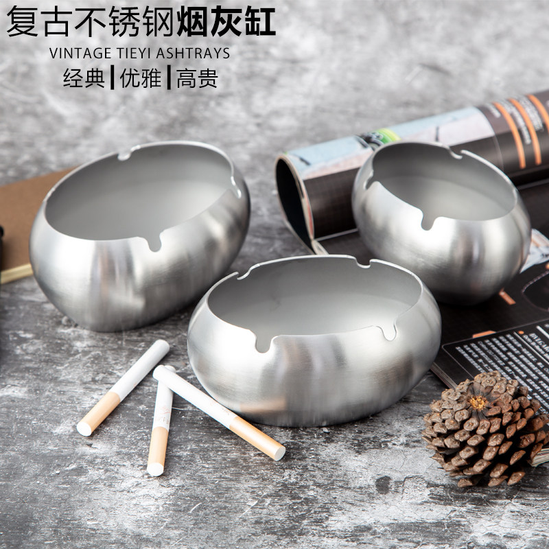 Creative personality trend multifunctional household cafeca KTV net red in Nordic stainless steel ashtray