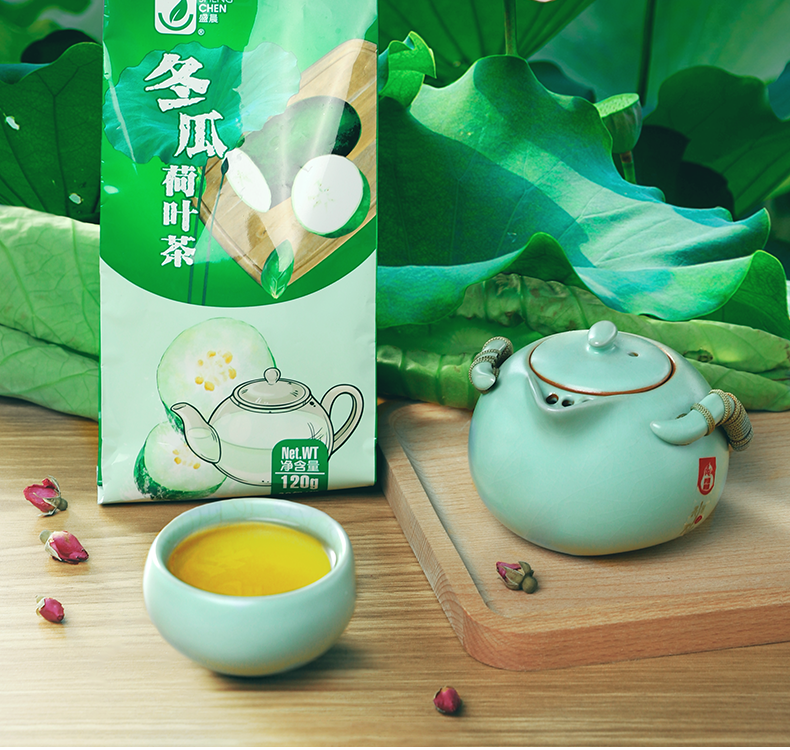 冬瓜荷叶茶花茶组合小袋装120g