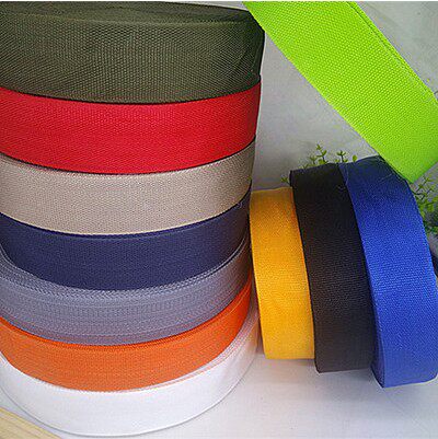 2cm~5cm wide thickening polylon nylon weaving belt Backpack belt Flat belt Packaging with PP ribbon