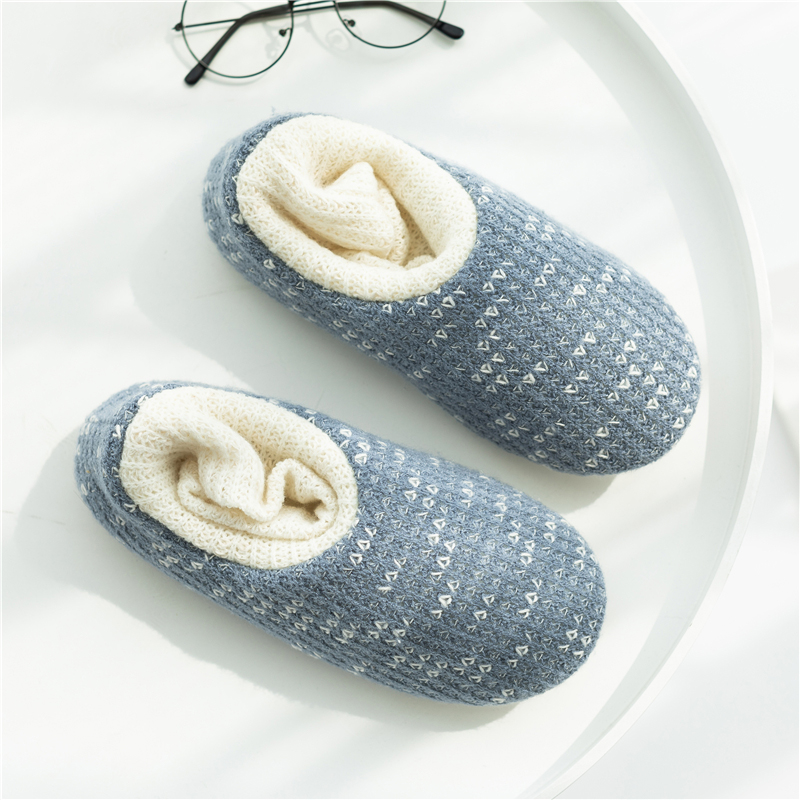 Moon Shoes Women Winter Protection Ankle Wrap Heel Warm Muted Postpartum Slippers Indoor Non-slip Autumn Winter Pregnant Women Shoes Soft Bottom