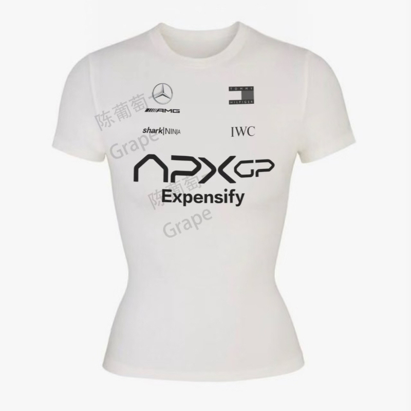 Chen Grapey F1 Movie Merchandise Clothing American-Style Training Wear Moisture-Wicking Quick-Drying Cool-Feeling Short-Sleeve Original Design Chen Grapey F1 Movie Merchandise Clothing American-Style Training Wear Moisture-Wicking Quick-Drying Cool-Feeling Short-Sleeve Original Design