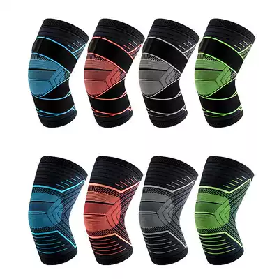 Professional sports elastic knee pads basketball Football running fitness training to protect meniscus ligament knee protector tide