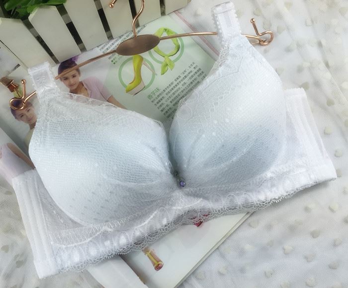 Polypropylen có thể tháo rời Đôi dây đeo Tập hợp đồ lót Bra Điều chỉnh dày thêm Không dày Dày Cup 34 Bra áo lót nữ