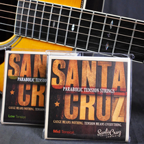Santa Cruz Santackoruz SCGC American Handmade Folk Guitar Strings Low Medium Tension