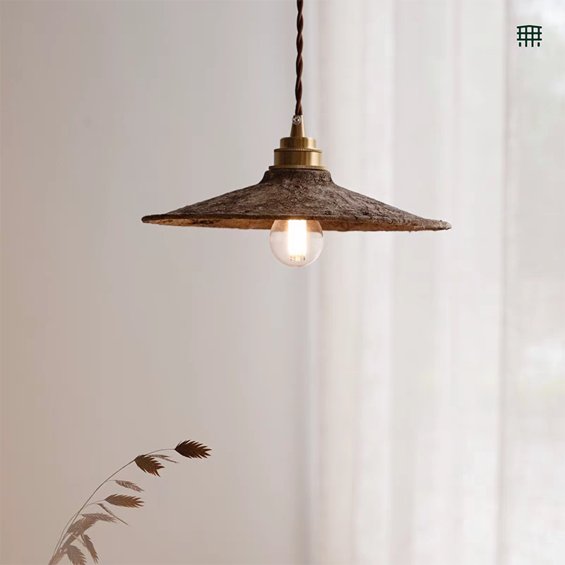 Handmade Mulberry Paper Chandelier Wabi-Sabi Style Zen Shell Lampshade for Guesthouse Restaurant Tea Room Ambiance Light Coffee Shop Bar Counter Handmade Mulberry Paper Chandelier Wabi-Sabi Style Zen Shell Lampshade for Guesthouse Restaurant Tea Room Ambiance Light Coffee Shop Bar Counter