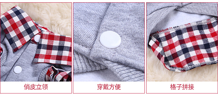 Quần áo cho chó Teddy quần áo mùa thu và mùa đông Bomi hơn gấu chó trang phục chó mèo hai chân thú cưng mùa thu và quần áo mùa đông - Quần áo & phụ kiện thú cưng bán đồ thú cưng