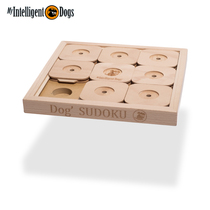 SHIBA INU HEE HEE Austria IMPORTED DOGS SUDOKU DOGS SUDOKU TRAINING BOX PET PUZZLE WOODEN TOY