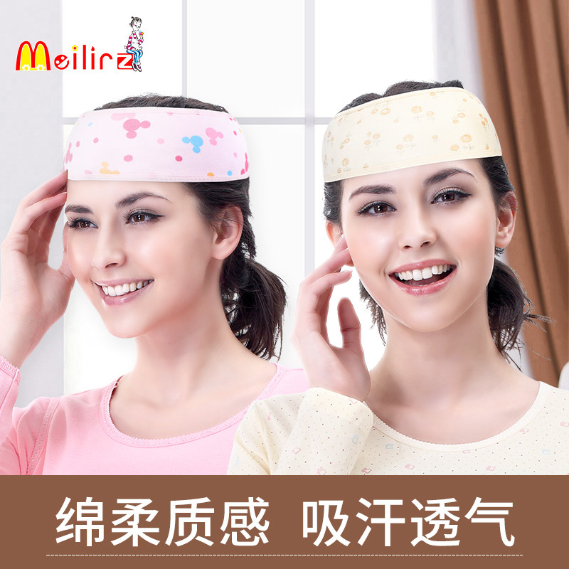 Sit on the hat fashion pure cotton thin magic pasting face with outdoor dressing surface adjustable after size head scarf