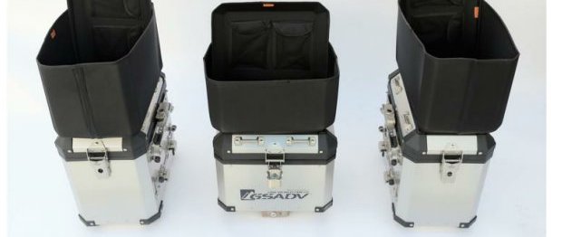 GSADV phiêu lưu bên nhôm hộp phía sau hộp lót BMW F700GS chim nước R1200GS ba hộp lót - Xe gắn máy phía sau hộp thùng để đồ xe máy