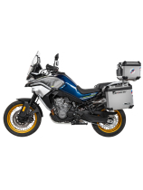 Suitable for spring breeze 800MT aluminum alloy tail box side box three boxes gsav adventure modification motorcycle trunk