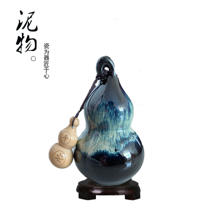 Jingdezhen ceramic ware imitation ancient Jun Kiln Accessories Furnishing of the living room Home Decorative Porcelain Handicraft Swing Accessories