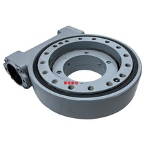 Integrated electric hydraulic rotary drive turbine worm rotary drive reducer machine complete assembly