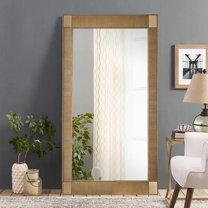 European-style large mirror full-body floor-to-ceiling mirror home bedroom cloakroom dressing mirror clothing store special fitting mirror