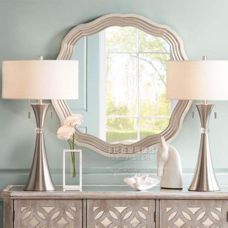 Modern Dining Room Fireplace Decoration Mirror Genguan Bathroom Mirror Toilet Wall-mounted Mirror Bedroom Living Room Wall Mirror Set-Taobao