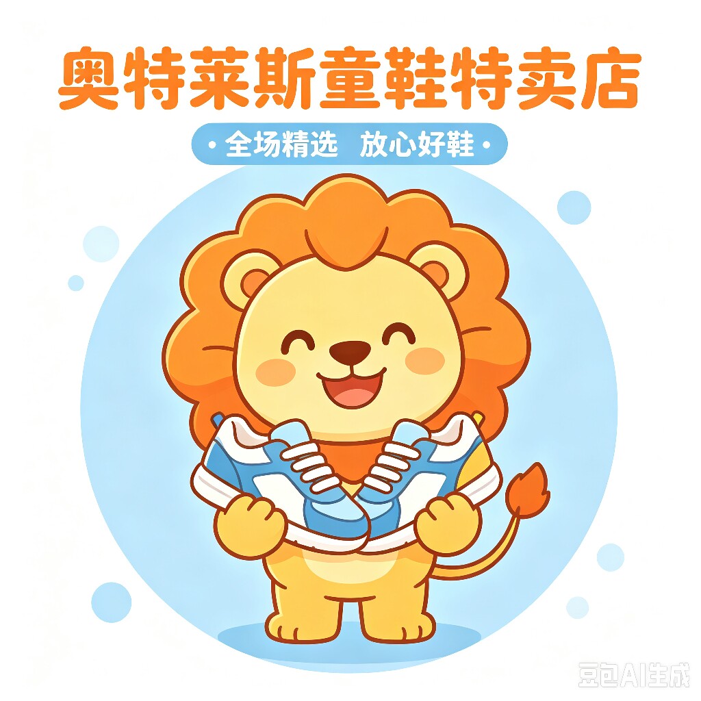 奥特莱斯童鞋特卖店的LOGO