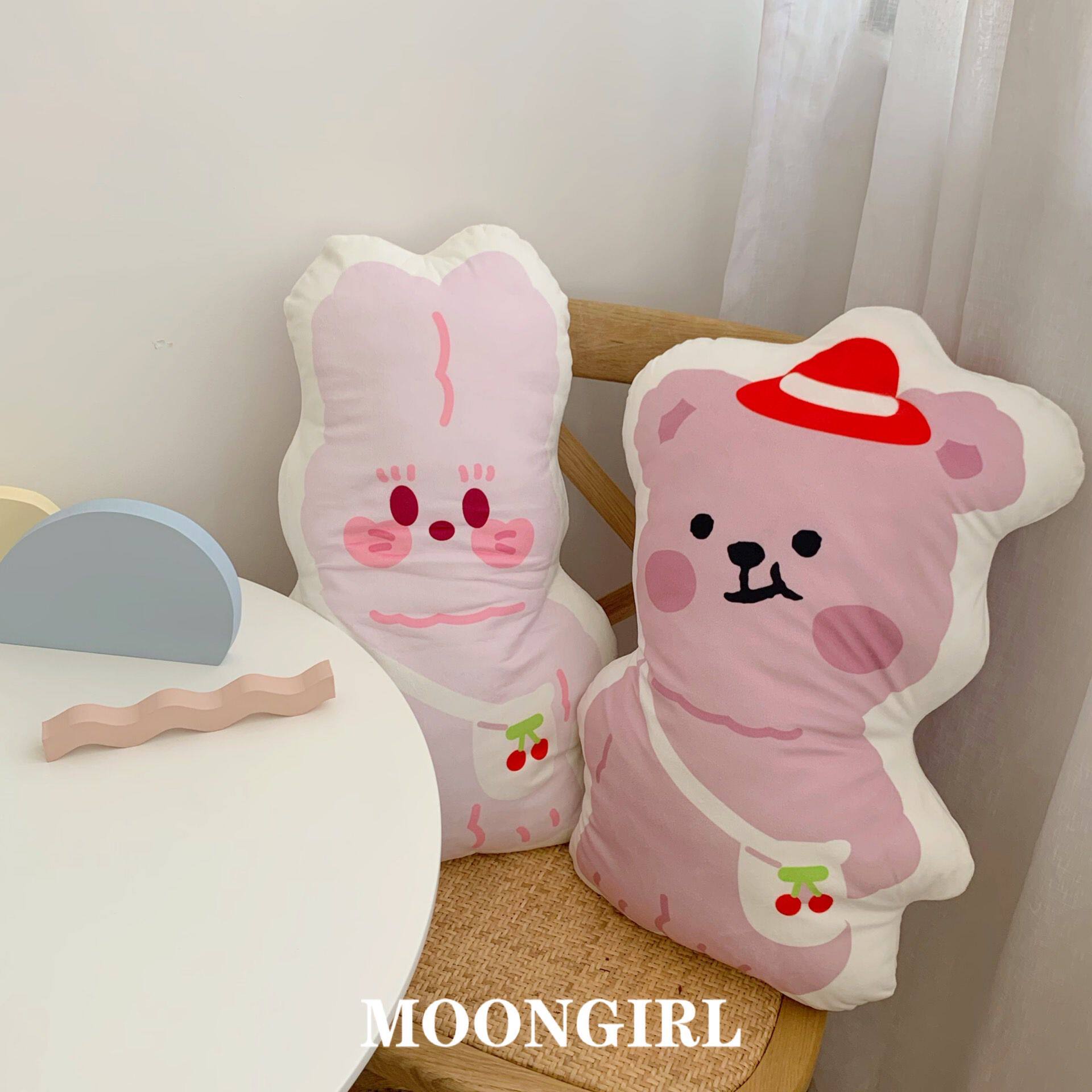 Moon God Teenage Girl Original Homemade) Teenage Girl Hearts Cute Little Bear Hug Pillow Small Rabbit Car Sofa Hug Pillow