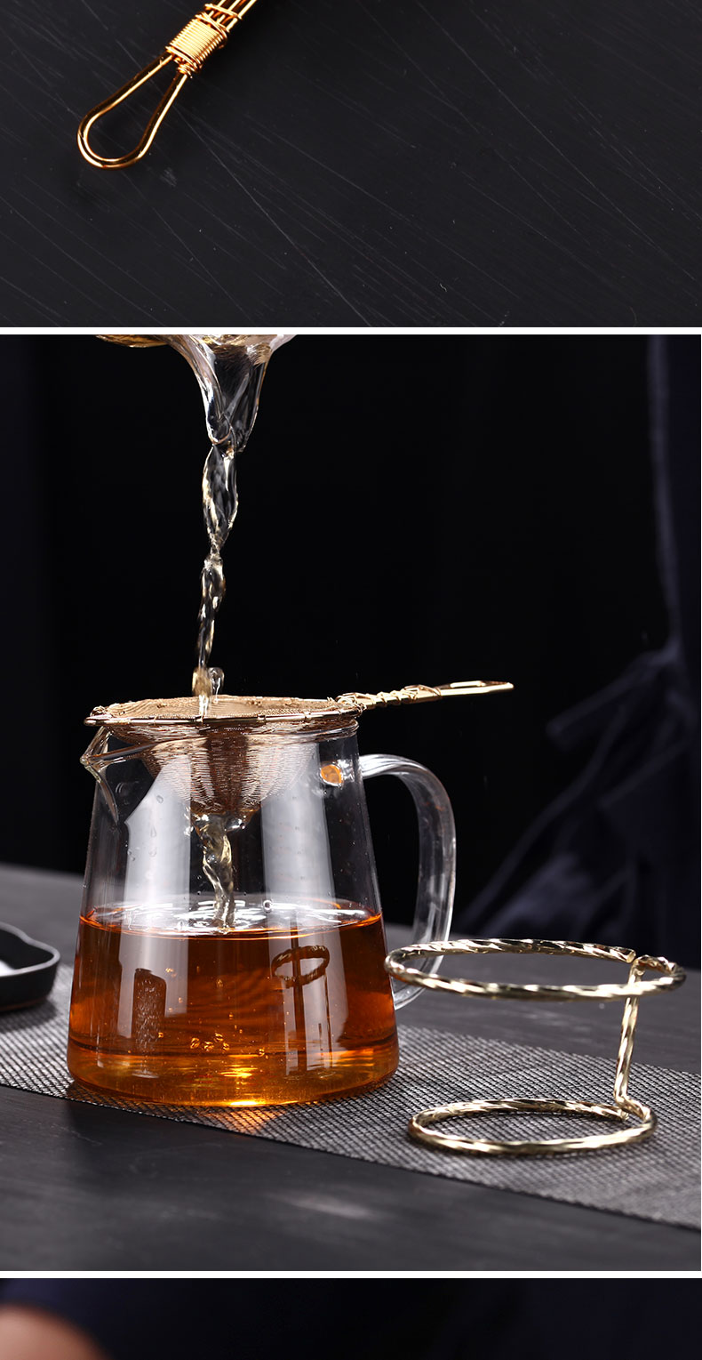 Morning Japanese high pure copper) filter pure manual has tea filter good tea accessories XiCha originality