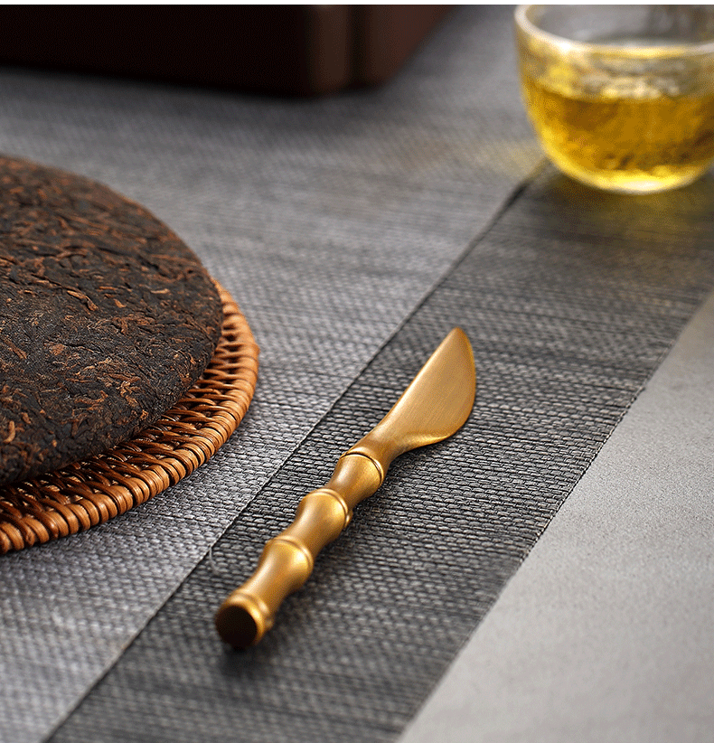 Morning high pure copper puer tea special ChaZhen become warped tea knife cone pry tea, black tea tea accessories checking out the tea