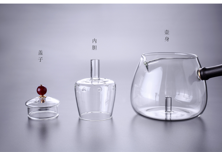 Morning high glass teapot thickening heat - resisting teapot boiled tea steamer cook the teapot tea TaoLu household electricity