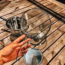 European and American stocks only a few dozen double bottom multi-purpose cooking instant noodles pot fried kitchen practical pot set